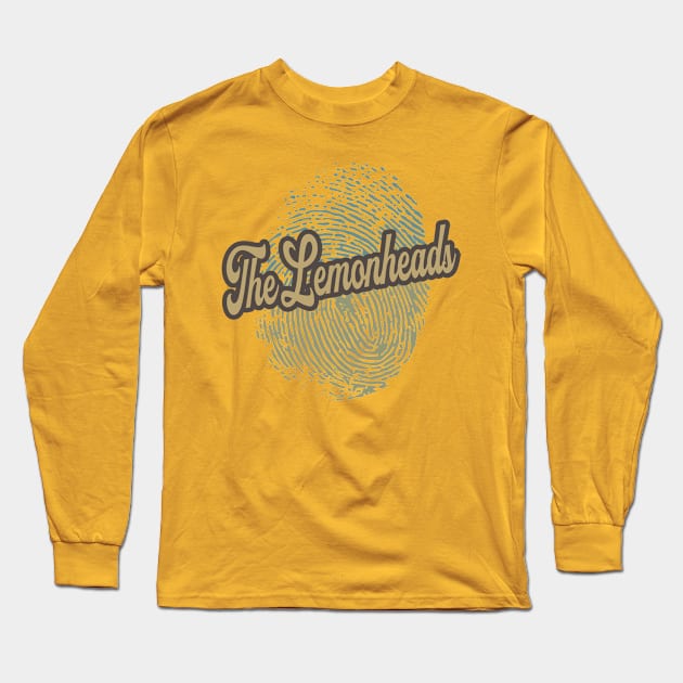 The Lemonheads Fingerprint Long Sleeve T-Shirt by anotherquicksand